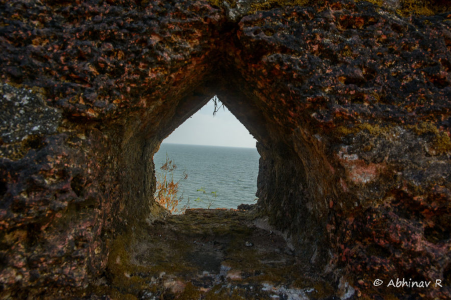 Holes for watching - Bekal Fort