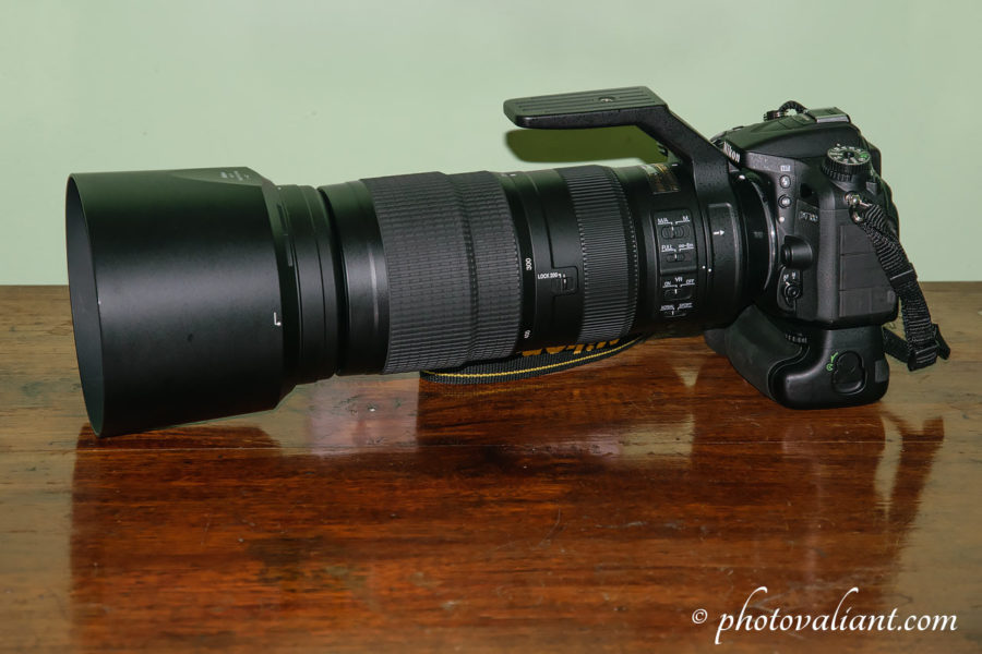 Nikon 200-500mm f5.6E mounted on D7100 for bird photography