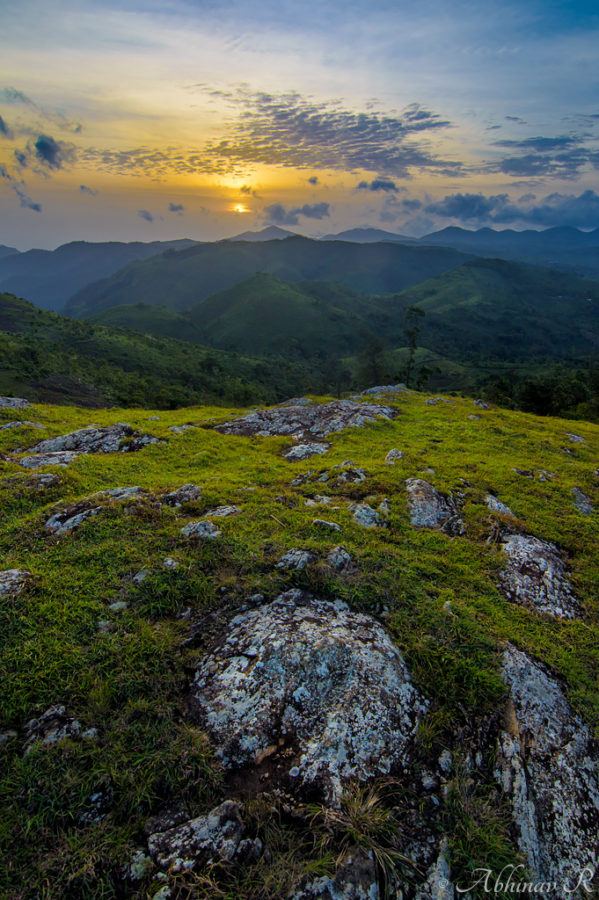 Sunset at Parunthumpara