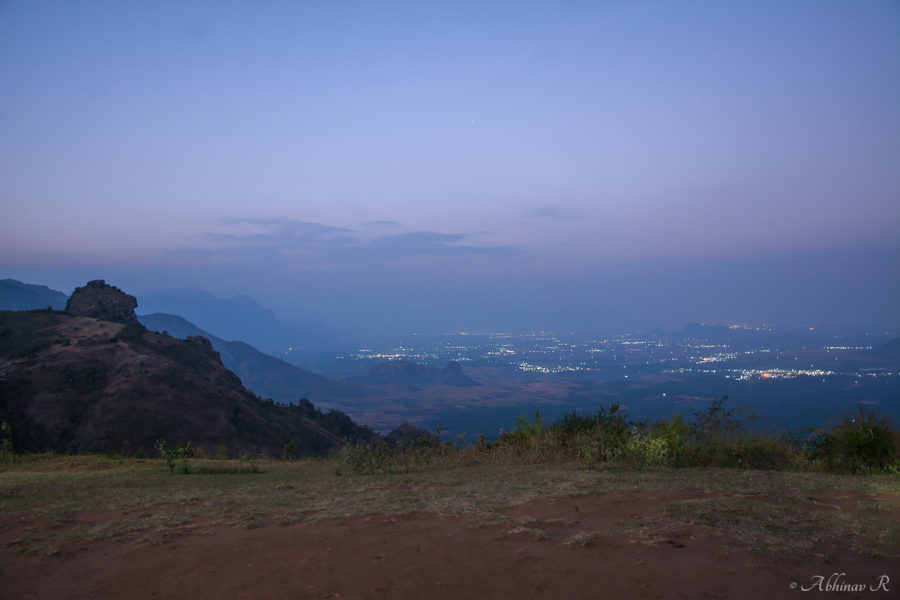 Kombai town seen from Ramakkalmedu